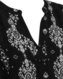 Freequent FQTilly Blouse Naisten Pusero 207653 black w.star off-white
