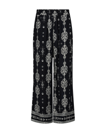 Freequent FQTilly Pants Naisten Housut 207654 black w.star off-white
