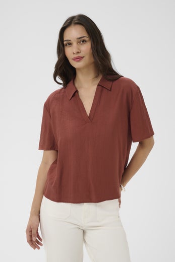 Kaffe KAemily Blouse Naisten Pusero 10511608 191334/henna