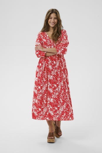 Cream TCRTiah Smock Dress Naisten Mekko 10613476 punainen