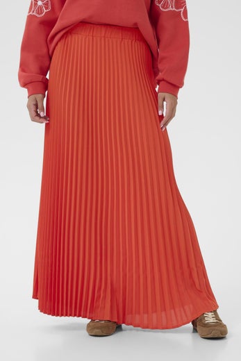 Cream CRCharline Plisse Skirt Naisten Hame 10614644 oranssi
