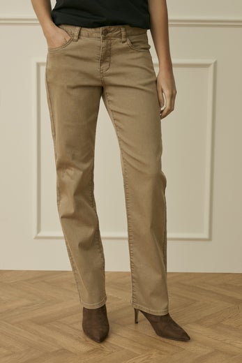 Cream CRSophia LP Straight Twill Coco Naisten Housut 10614735  kameli