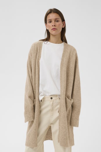 Inwear GuniIW Cardigan Naisten Neuletakki 30111023 kameli