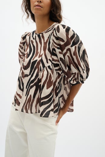 InWear RosalieIW Top Naisten Pusero 30112498 900007425/haze zebrah