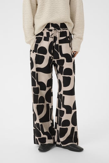 InWear LynnIW Pant Naisten Housu 30112764 900008093/black soft blocks