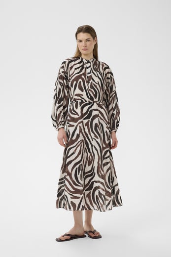 InWear RosalieIW Drawstring Dress Naisten Mekko 30113062 900007425/haze zebrah