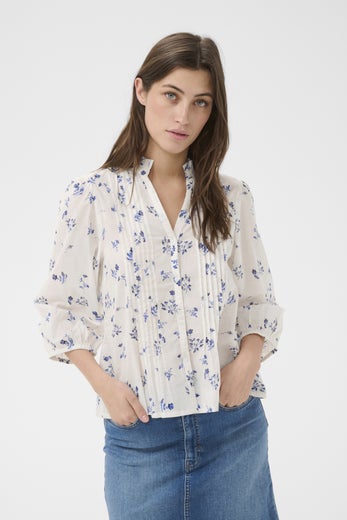 Part Two BrithPW Blouse Naisten Pusero 30310554 304963/blue bouquet print