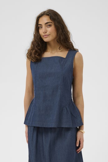 Culture CUmone Michelle Top Naisten Farkkutoppi 50112988 500119