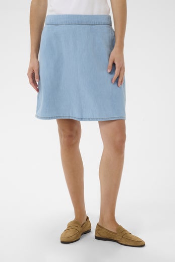 Culture CUNua Arpa Skirt Naisten Farkkuhame 50113076 500027/light blue wash