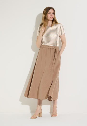 More & More Modal-PES Skirt Naisten Hame 61045057 0280/ginger brown