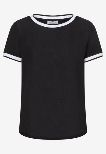 More & More Contrast Shirt Naisten Pusero 88880450 musta