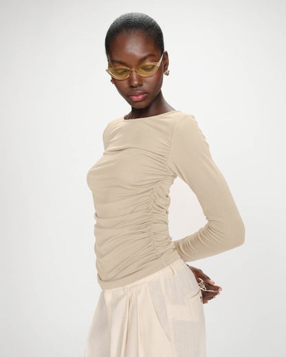 Grace&Mila Valeda Naisten Trikoopaita SS 2617081 sable